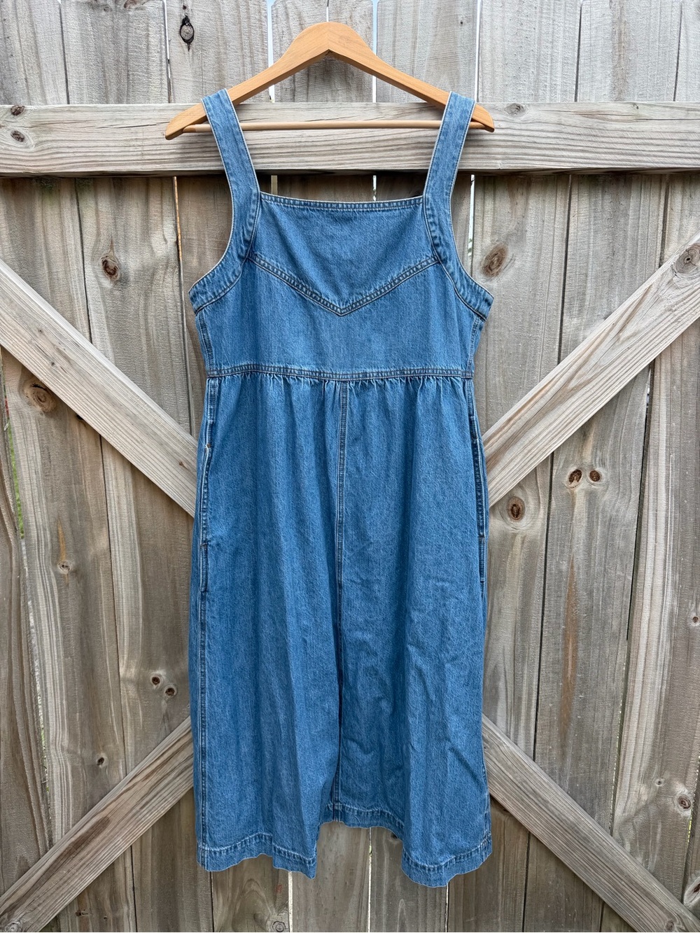 Madewell Denim Apron Dress